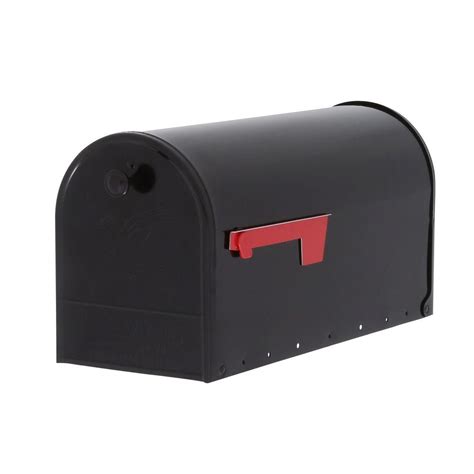 rear access steel post box|rear opening mailbox.